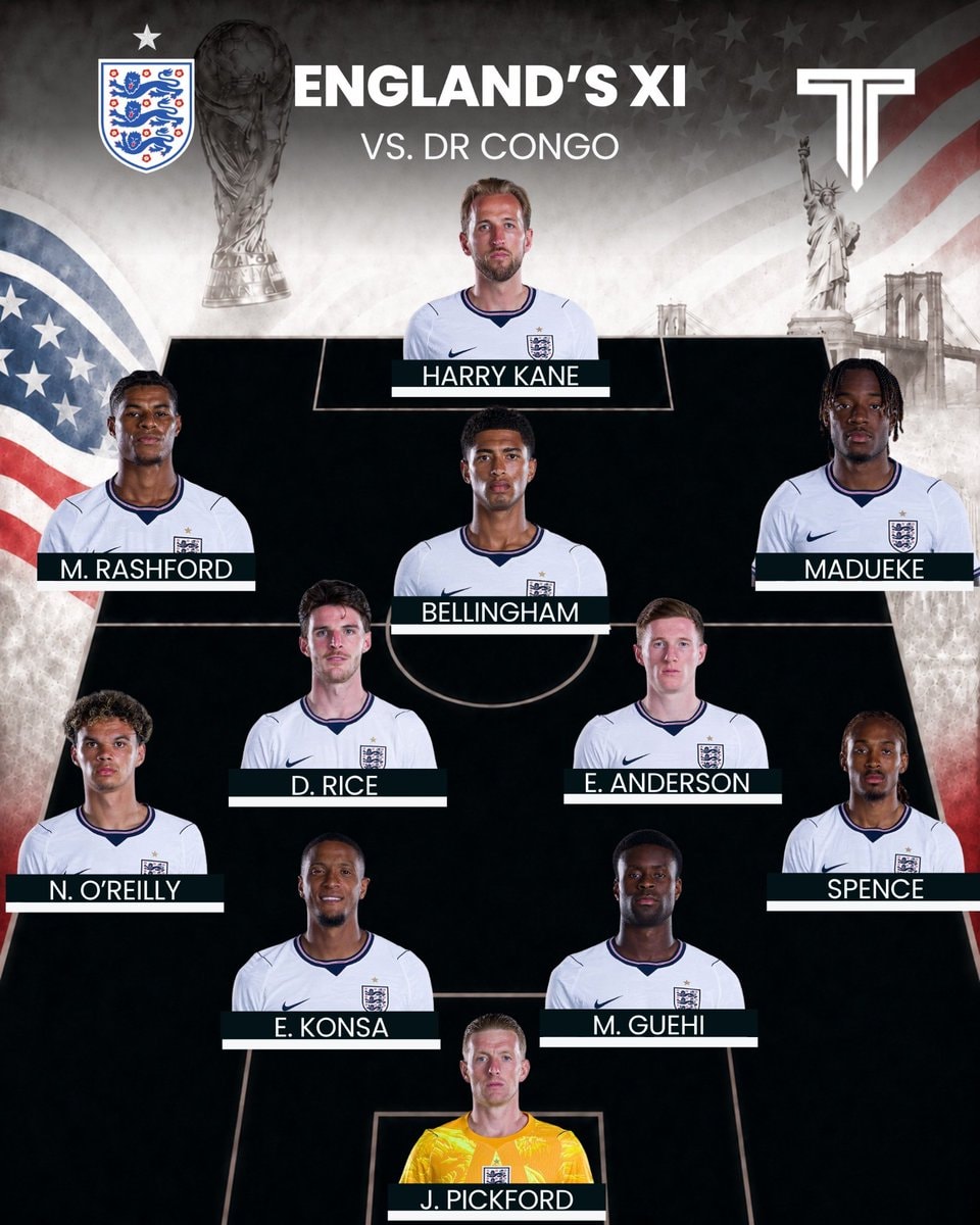 England XI vs DR Congo