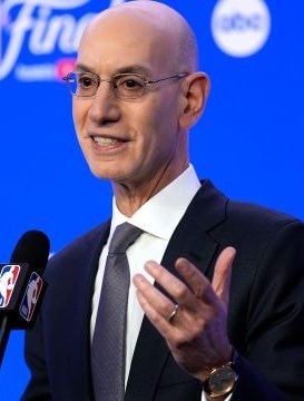 Adam Silver Sophie Cunningham WNBA