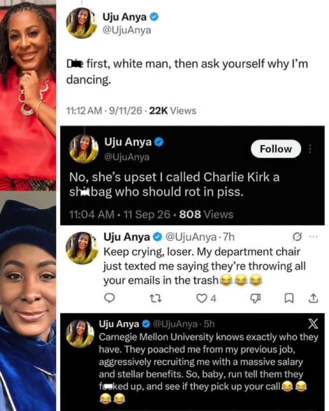 Uju Anya two outfits