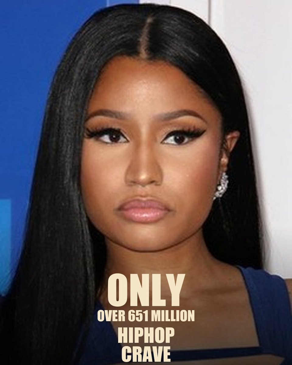 Nicki Minaj Only 651 million streams