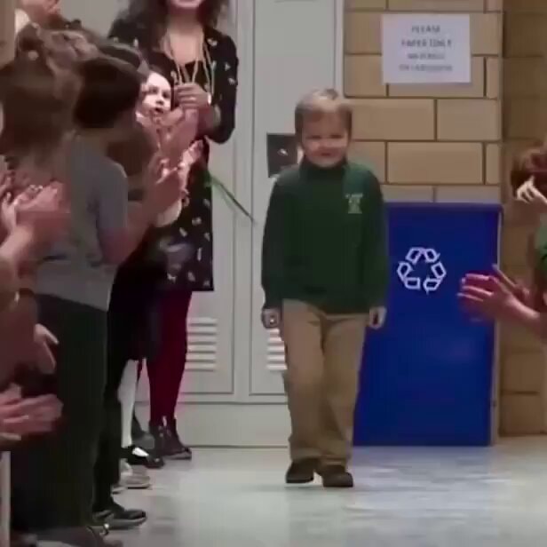 Six-year-old beats leukemia