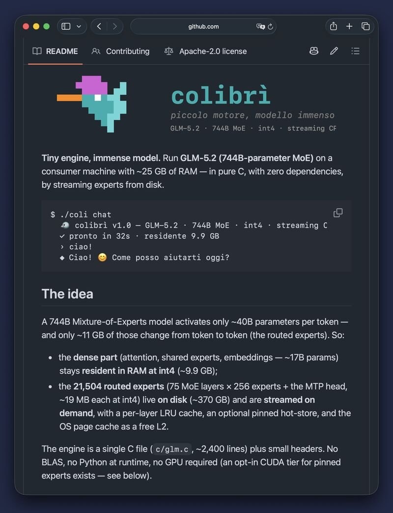 COLIBRI GLM-5.2 744B model