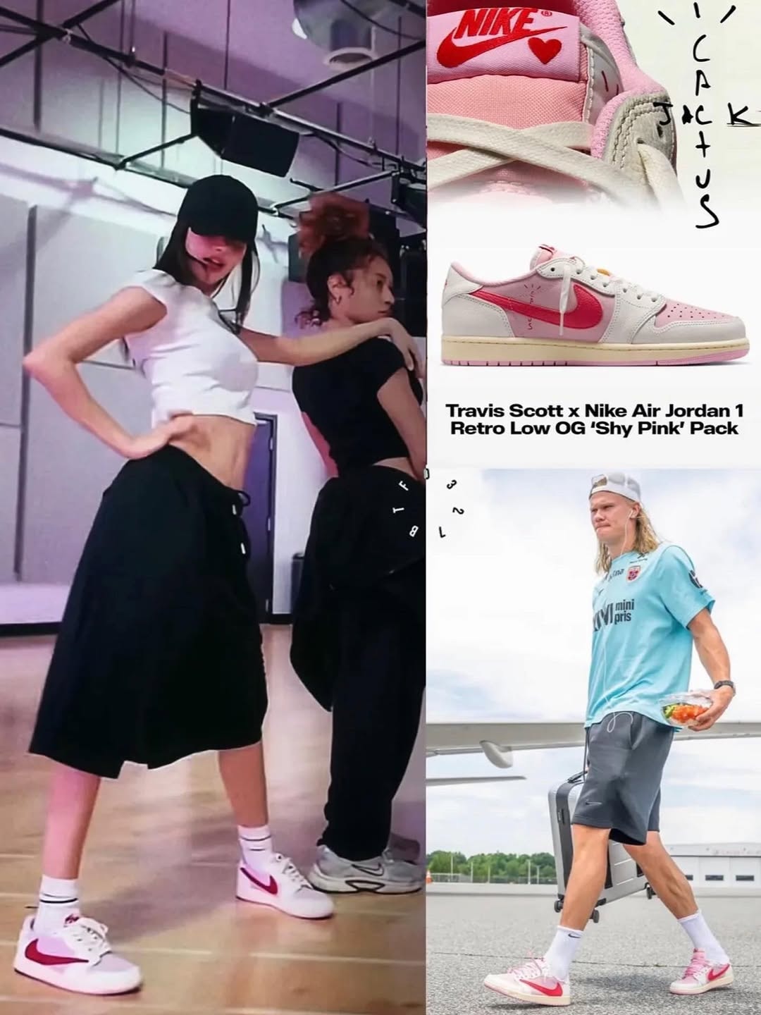 Lisa Travis Scott Air Jordan 1 rehearsal