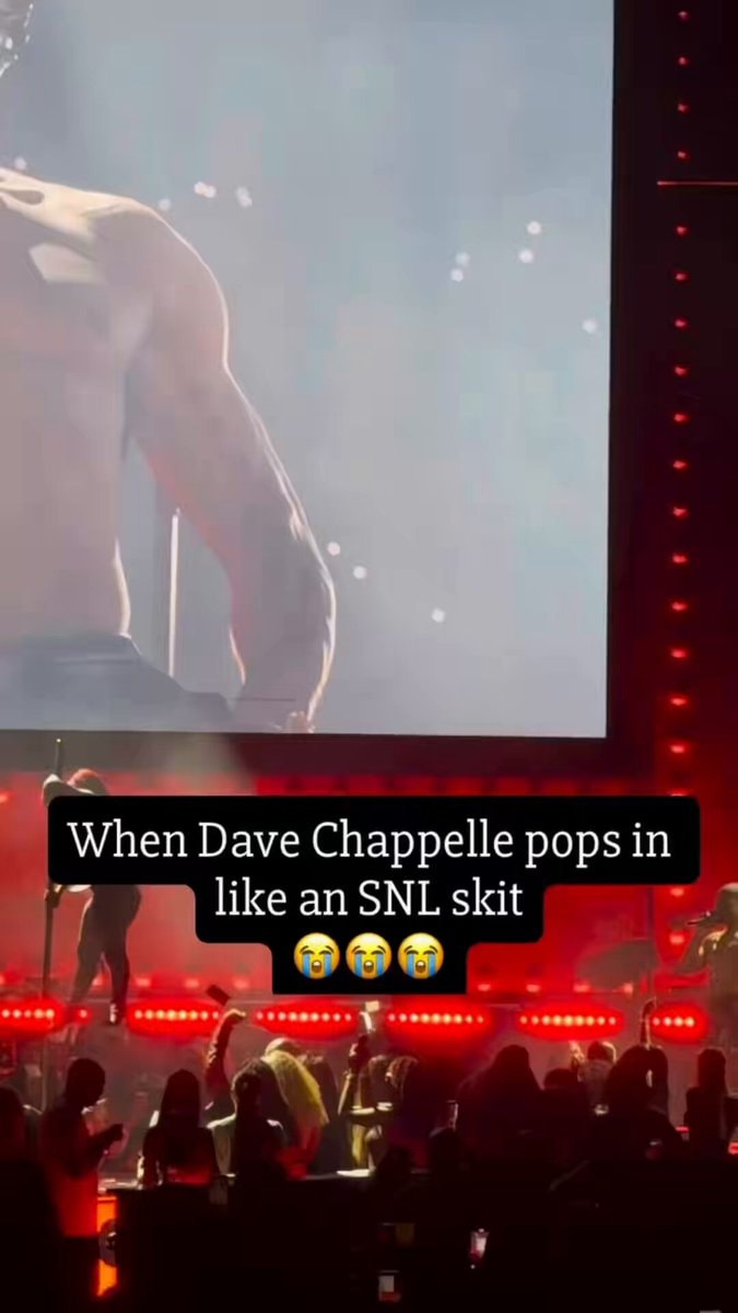 Usher Dave Chappelle tour moment