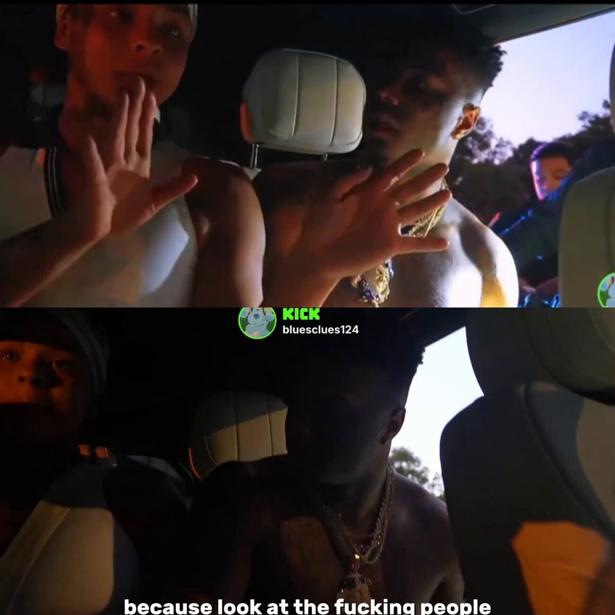 Blueface Chrisean Rock Kick stream police stop