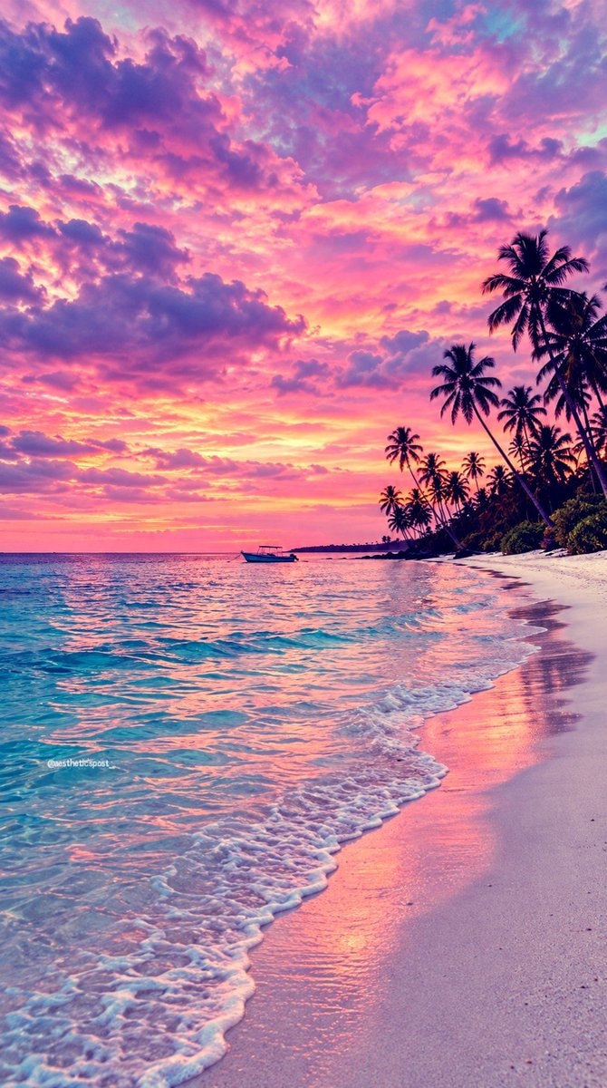 pink sky