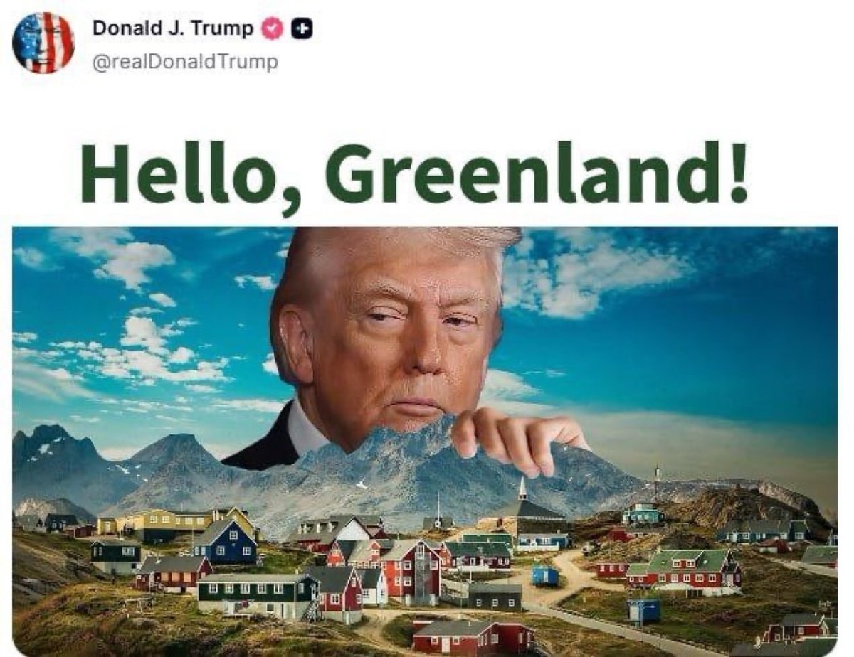Trump Hello Greenland meme Trump Hello Greenland meme