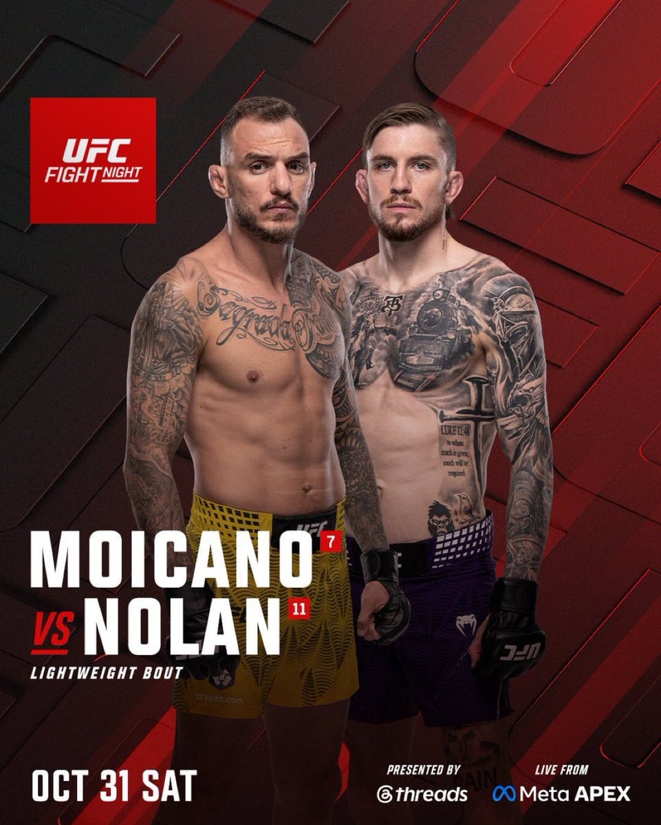 Moicano vs Nolan UFC Fight Night