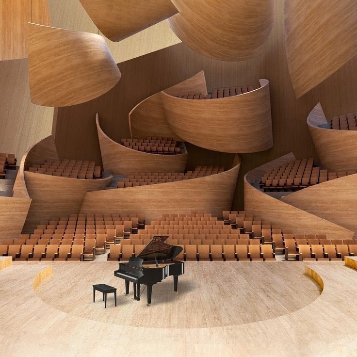 Lihan Jin concert hall interior