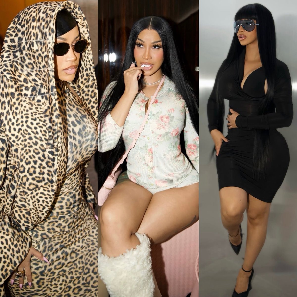 Cardi B Milan Fashion Week looks
