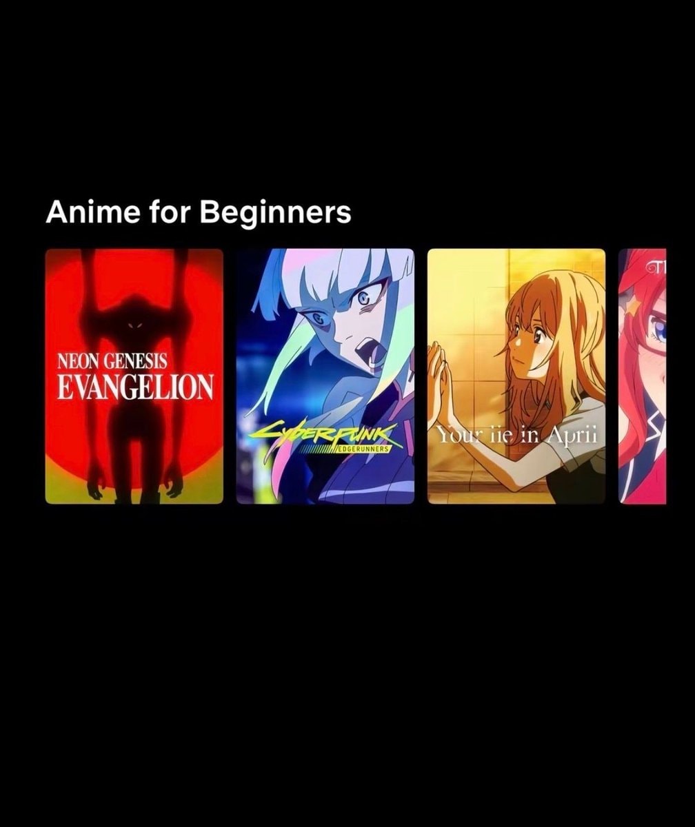 anime recommendations for beginners