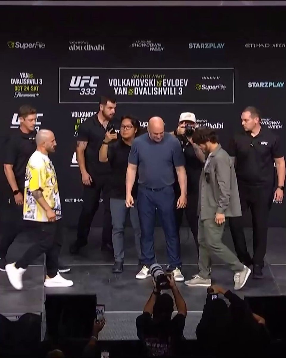 UFC 333 Alexander Volkanovski vs Movsar Evloev