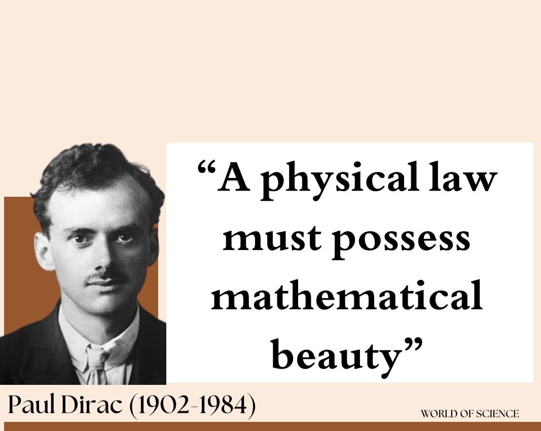 Paul Dirac portrait quote