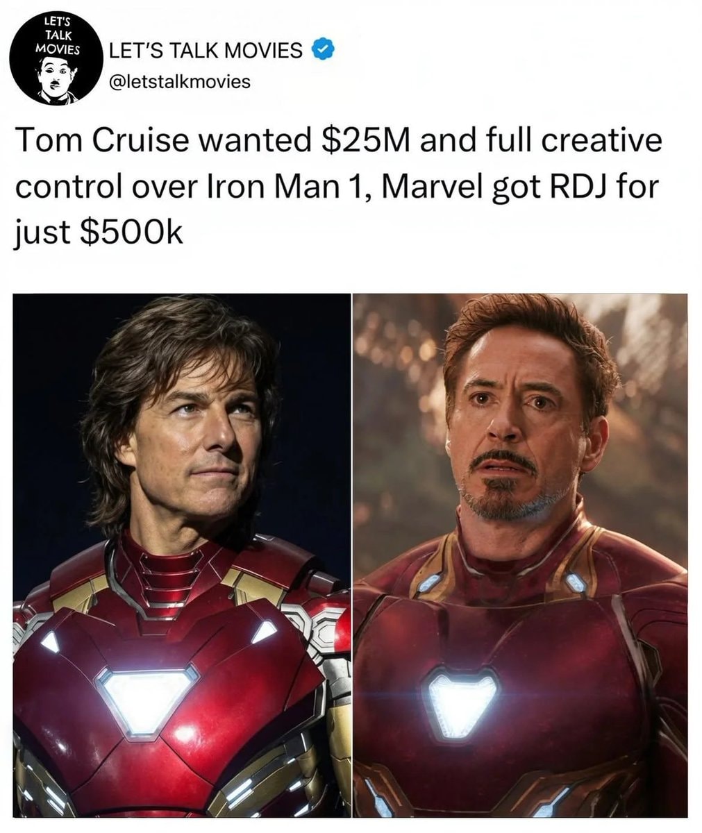 MCU best decision Tom Cruise Robert Downey Jr MCU best decision Tom Cruise Robert Downey Jr