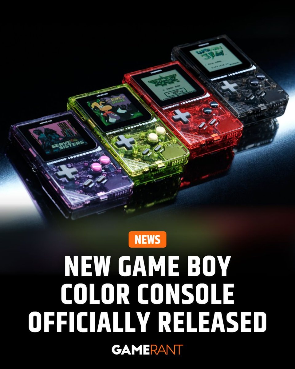 Chromatic Game Boy Color consoles