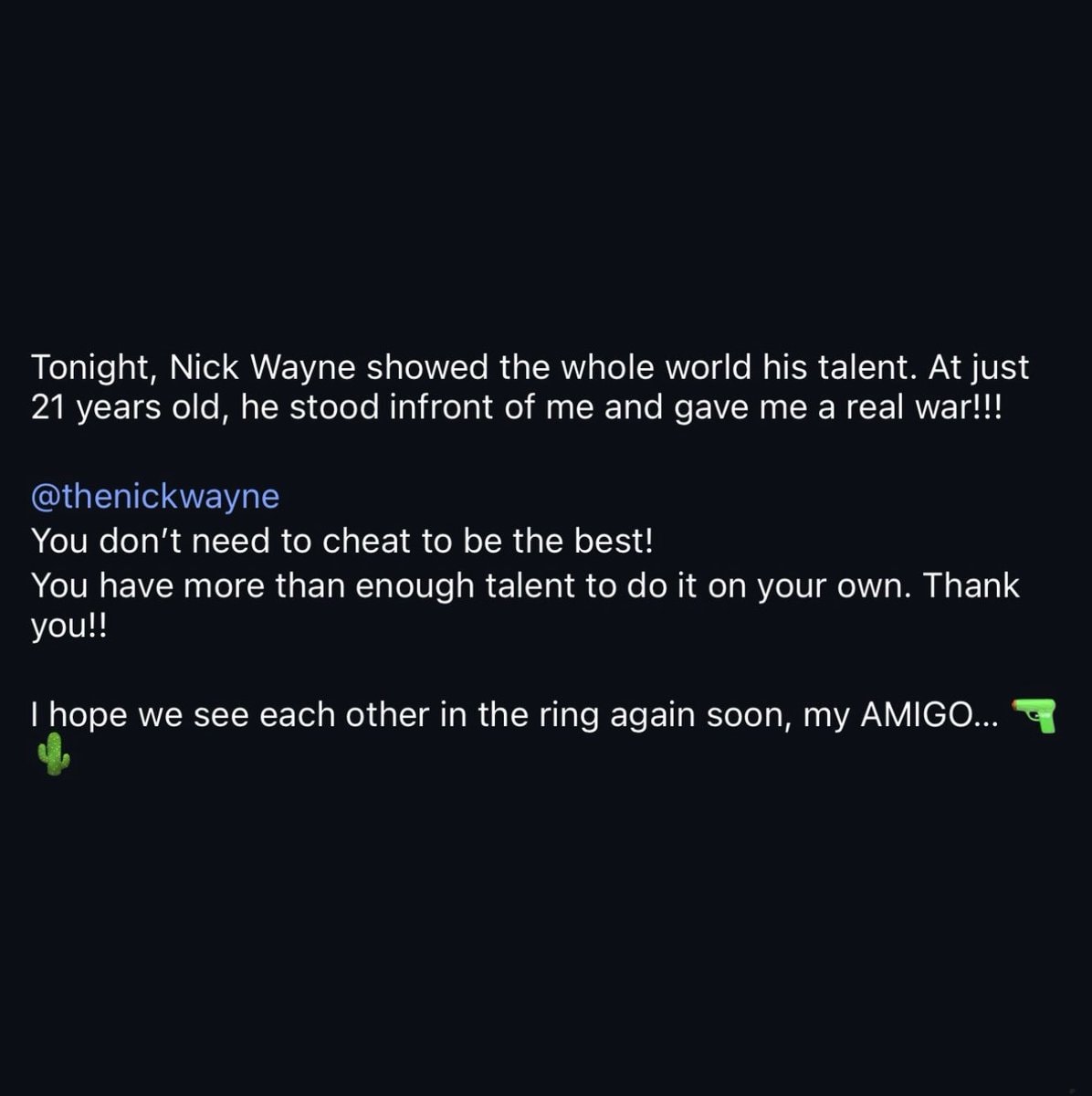 Bandido praises Nick Wayne ROH (photo 2 of 2)