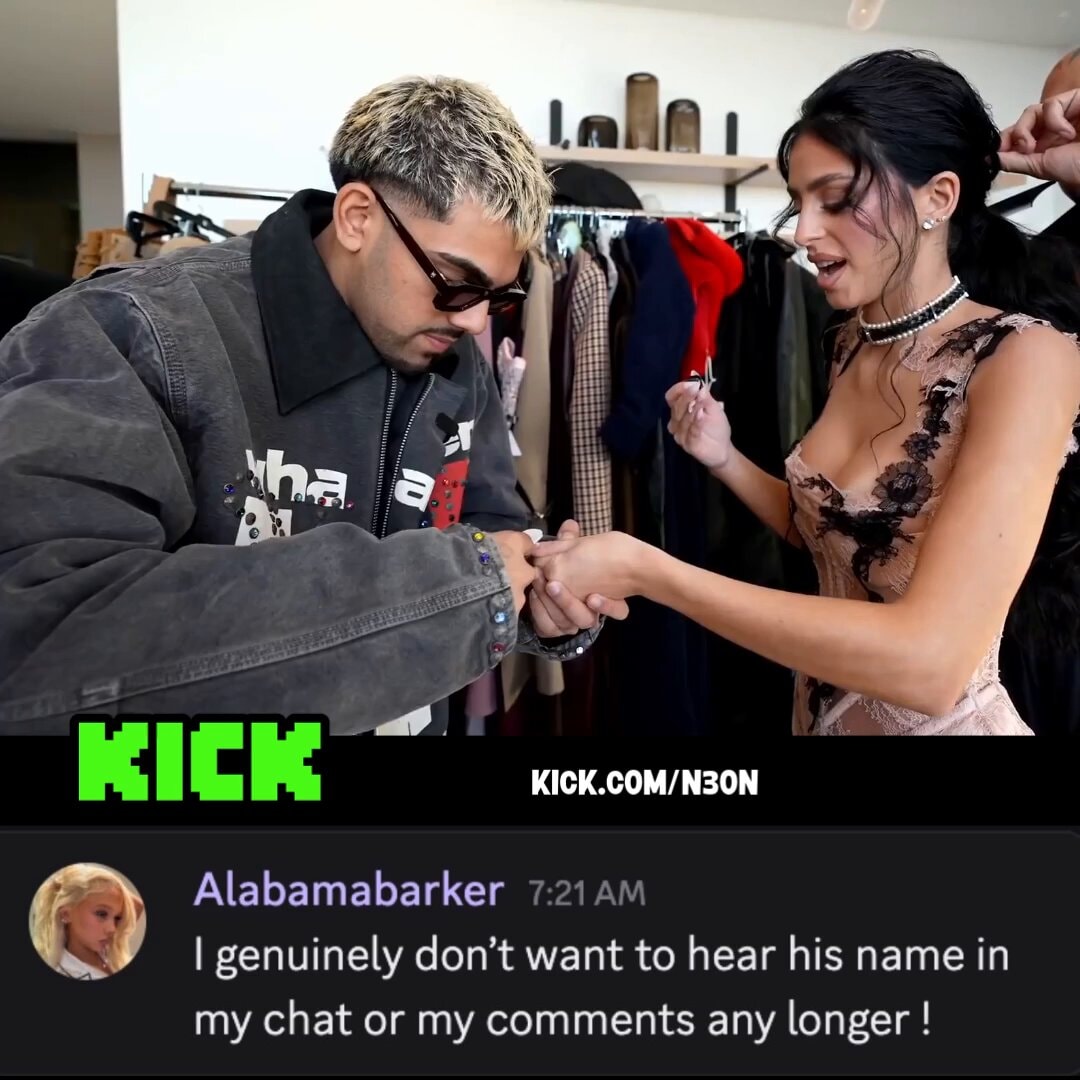 Alabama Barker blocks N3ON after Fashion Week