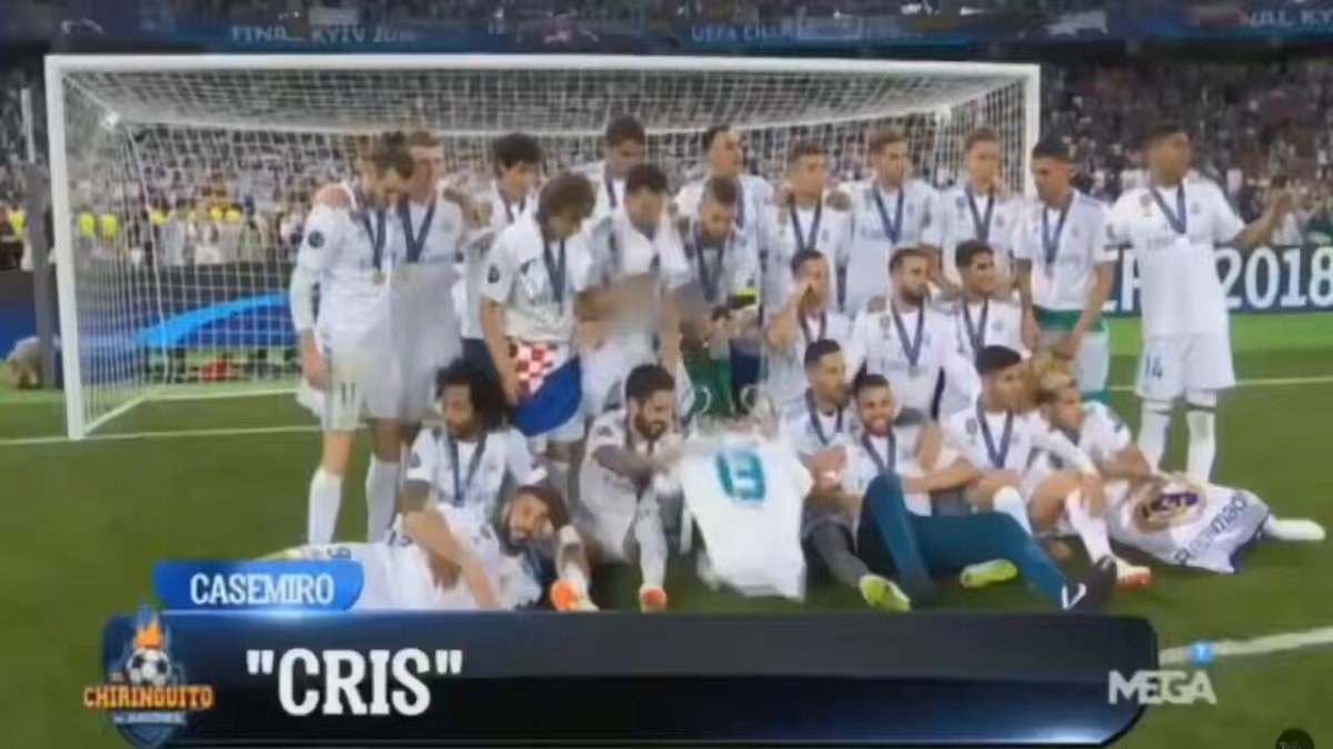 Real Madrid CR7 celebration Kyiv 2018