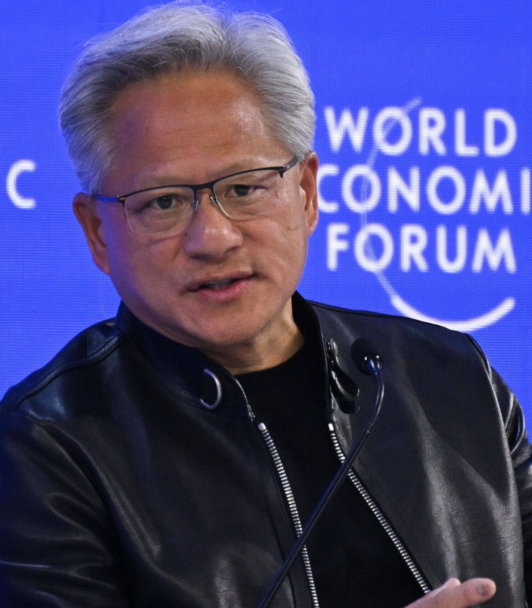 Jensen Huang World Economic Forum AI speech