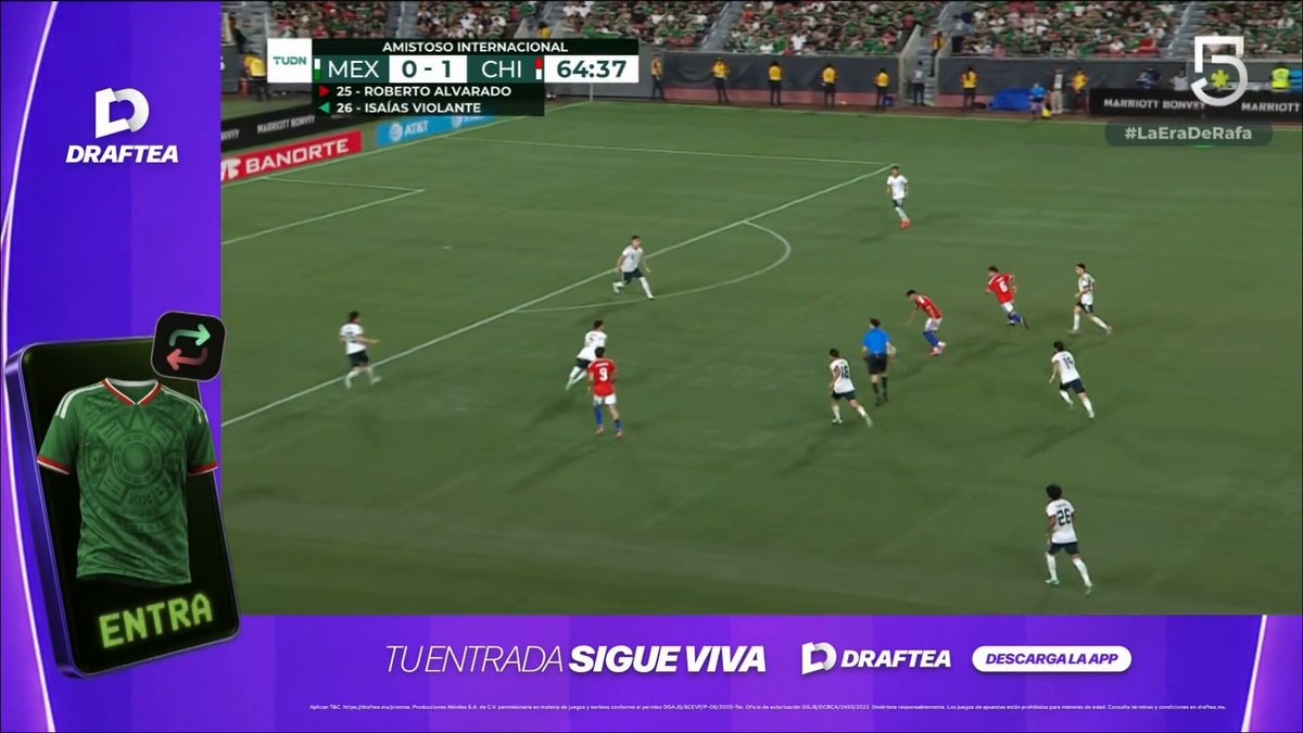 Pizarro Golazo Mexico vs Chile