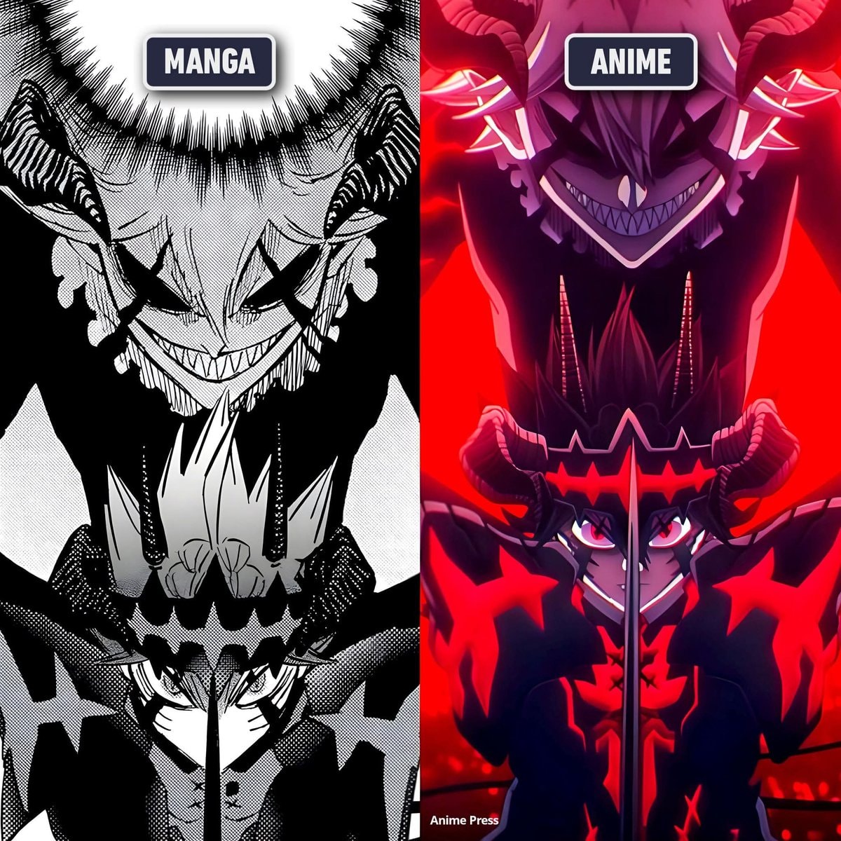 PEAK CLOVER manga vs anime comparison