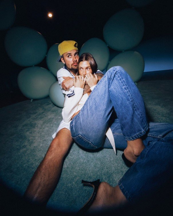 Justin and Hailey Bieber SKYLRK NYC pop-up (photo 2 of 2)