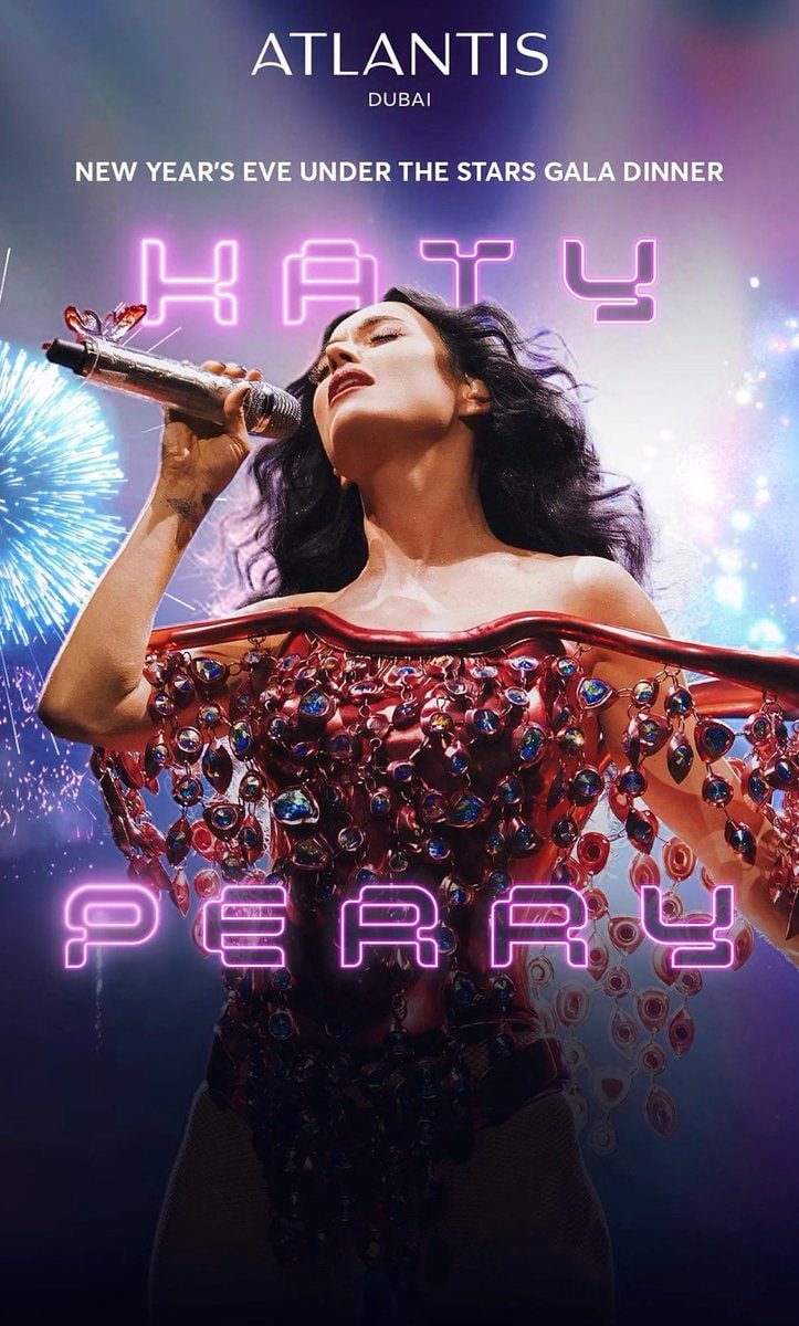 Katy Perry Atlantis Dubai 2027