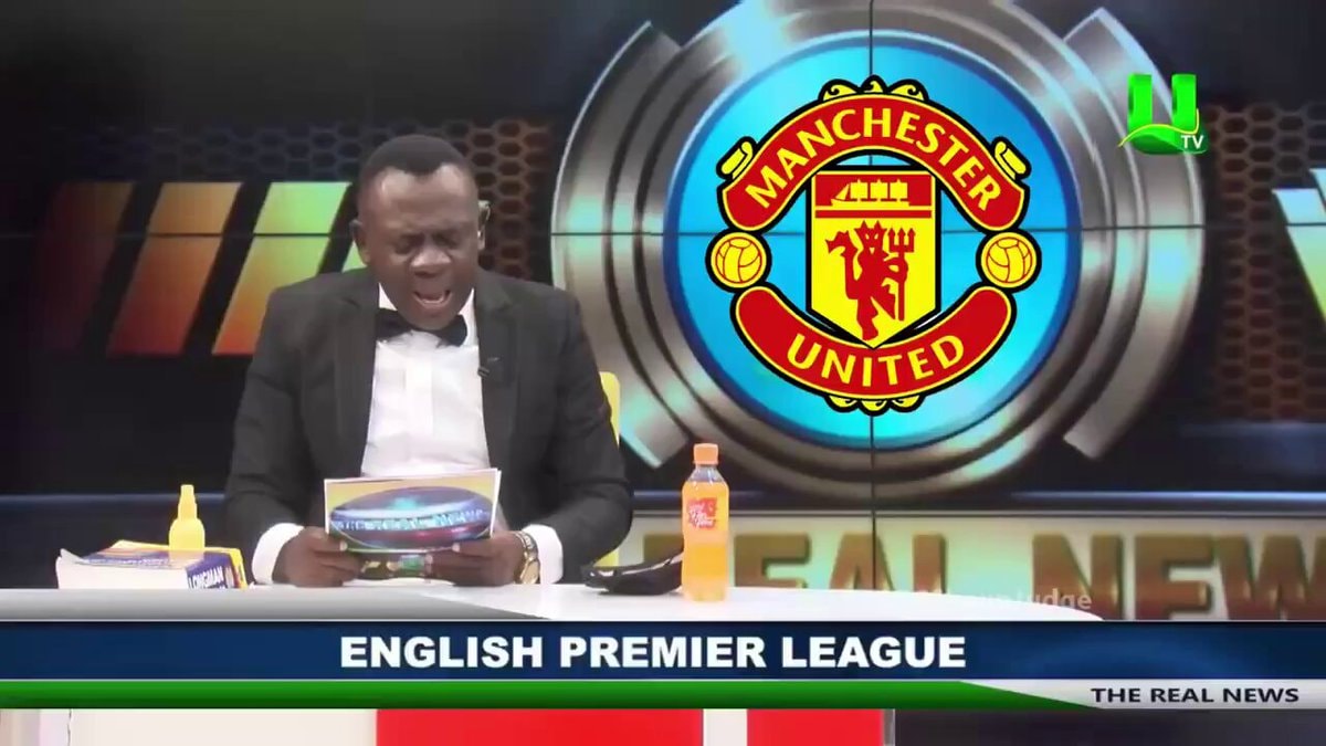 Manchester United THE REAL NEWS chyron