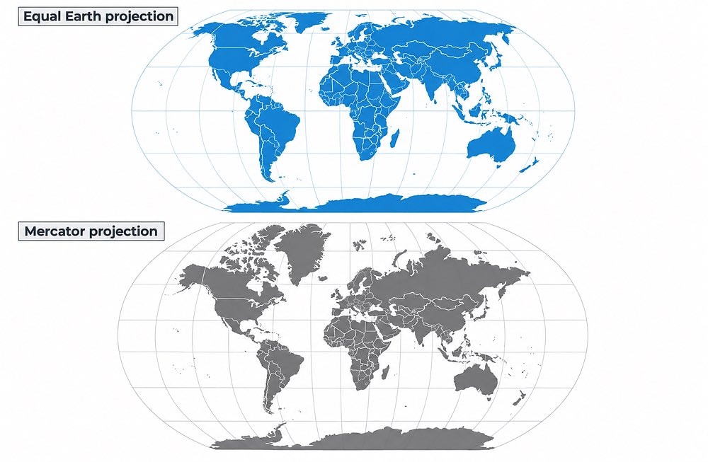 UN backs Equal Earth projection map