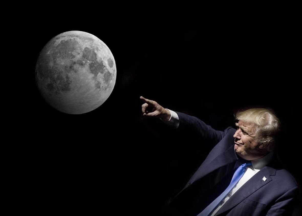 Donald Trump declares Moon U.S. territory