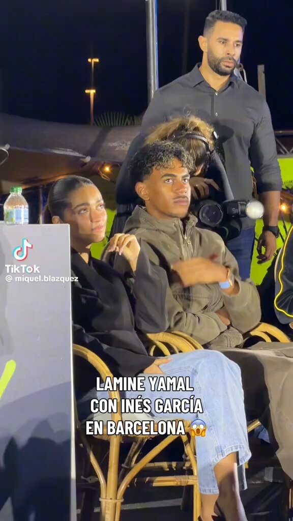 Lamine Yamal and Inés in Barcelona