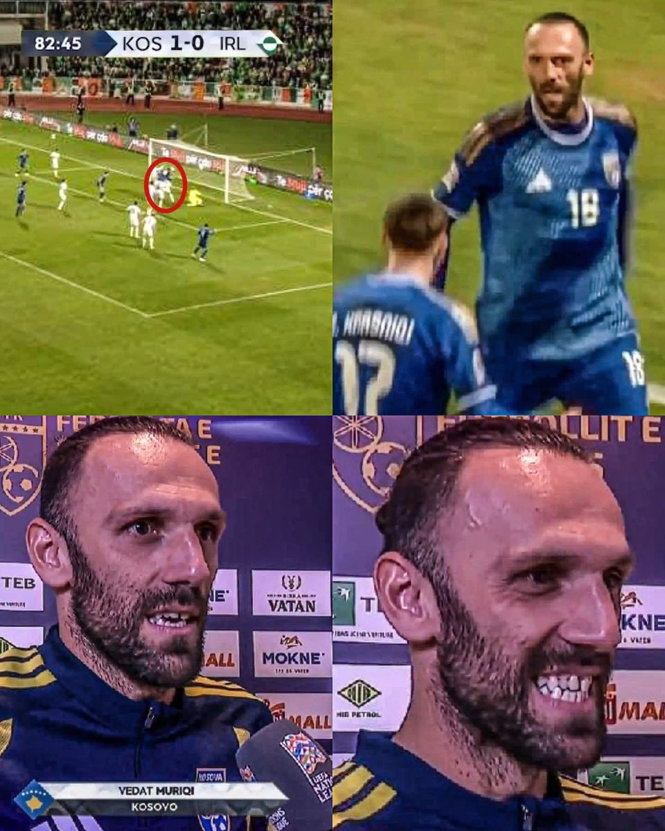 Vedat Muriqi Kosovo winner vs Ireland