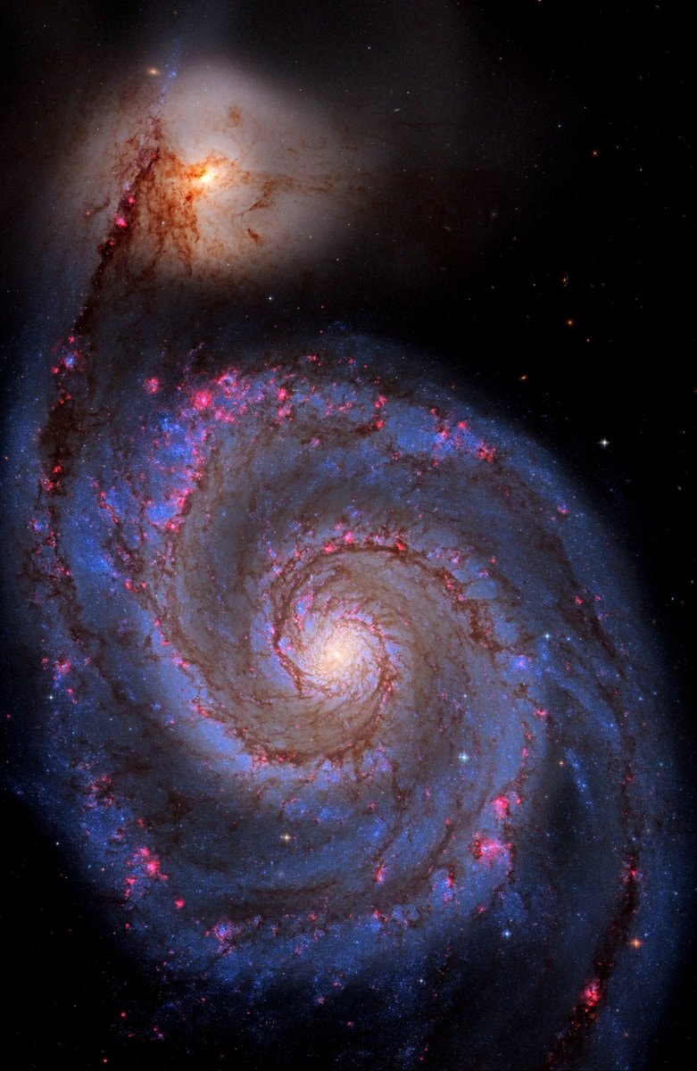 M51 spiral galaxy