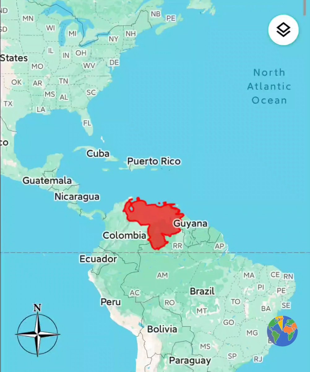 Venezuela map dimensions