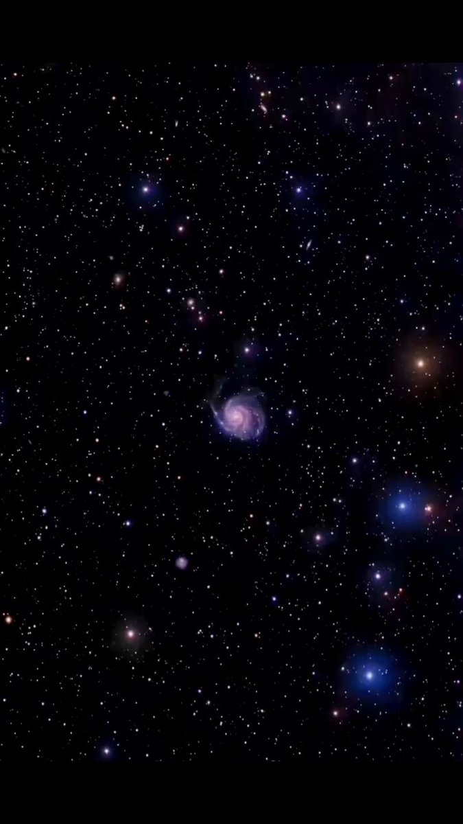 spiral galaxy spinning through universe