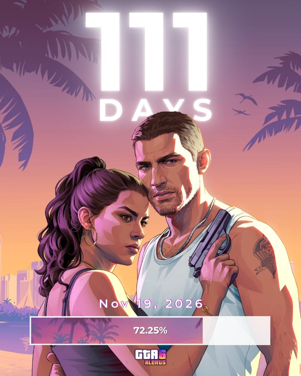 GTA 6 111 days countdown GTA 6 111 days countdown