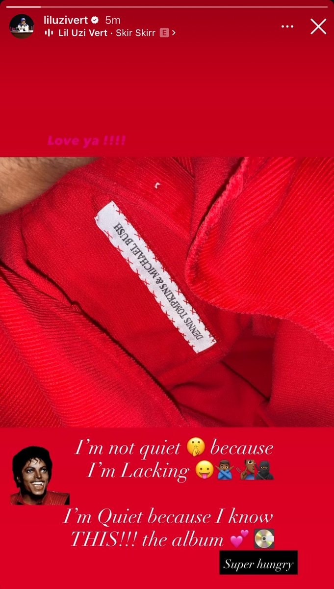 Lil Uzi Vert teases new album (photo 2 of 2)