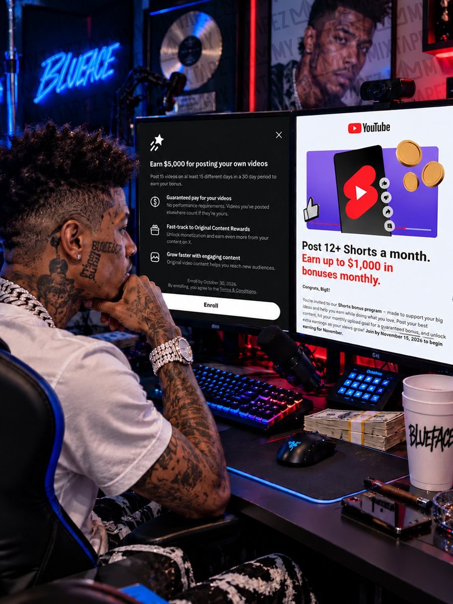 X and YouTube creator bonus programs