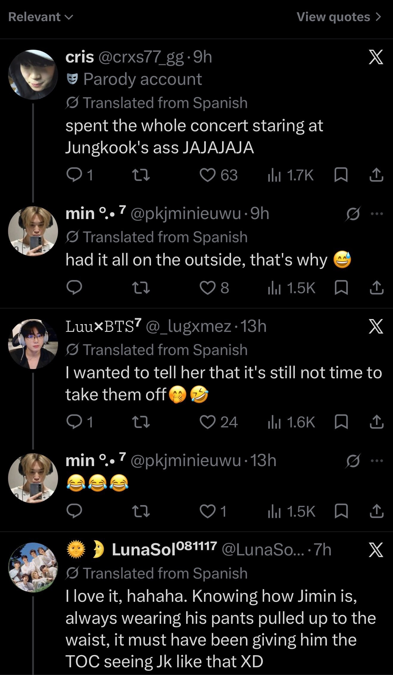 Jungkook low pants moment with Jin (photo 4 of 4)
