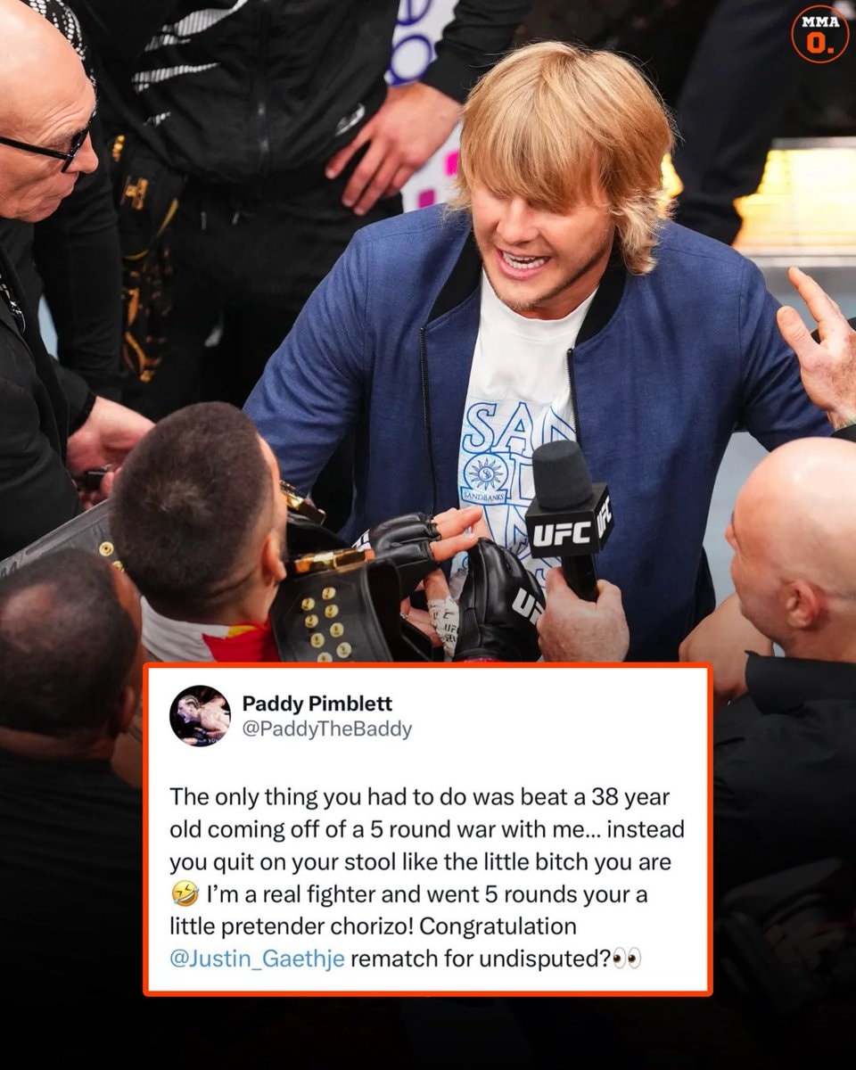 Paddy Pimblett blasts Ilia Topuria after Gaethje win