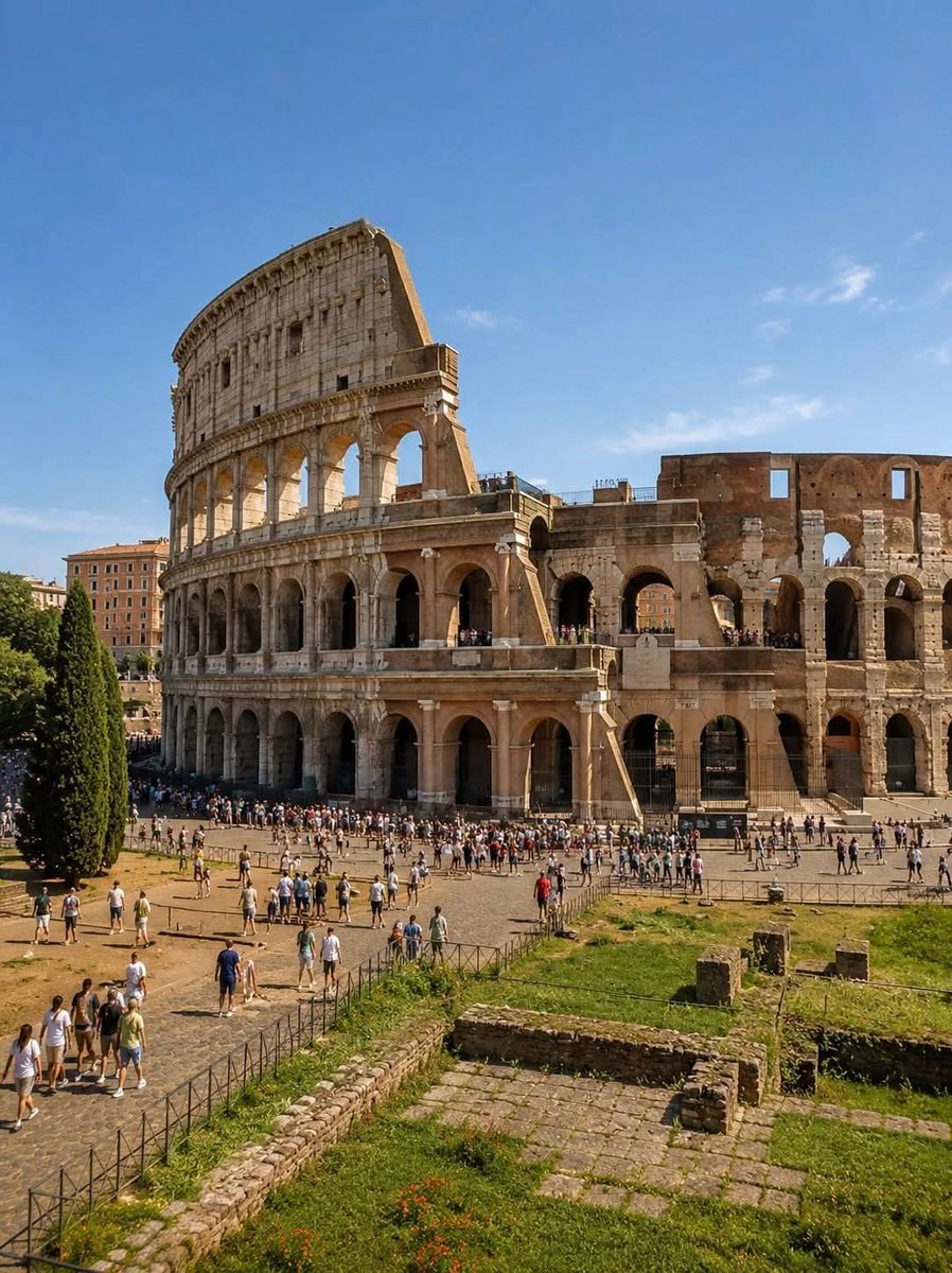 Colosseum Rome tourists Colosseum Rome tourists