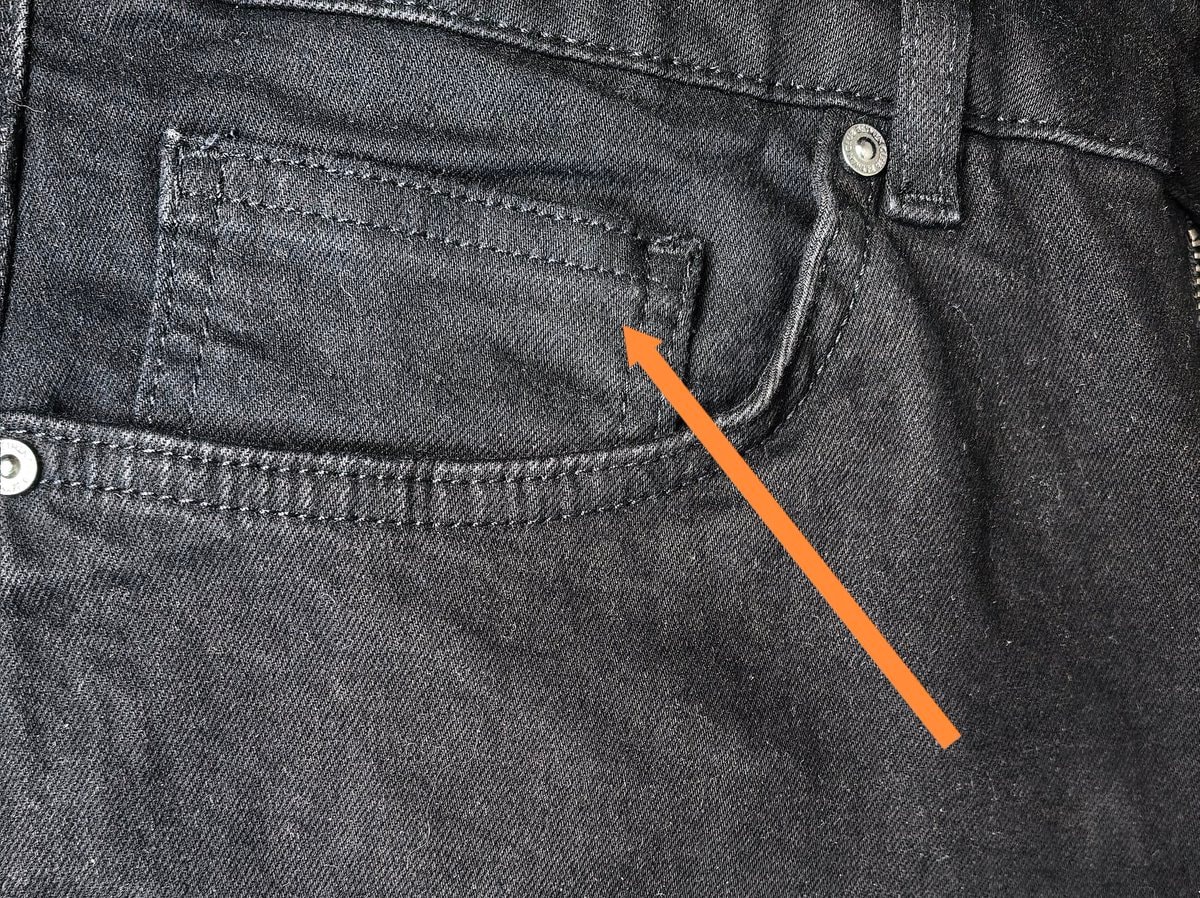 The useless jean pocket