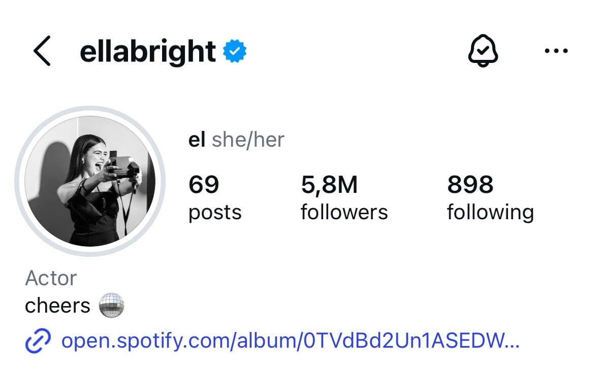 Ella Bright new Instagram username Ella Bright new Instagram username