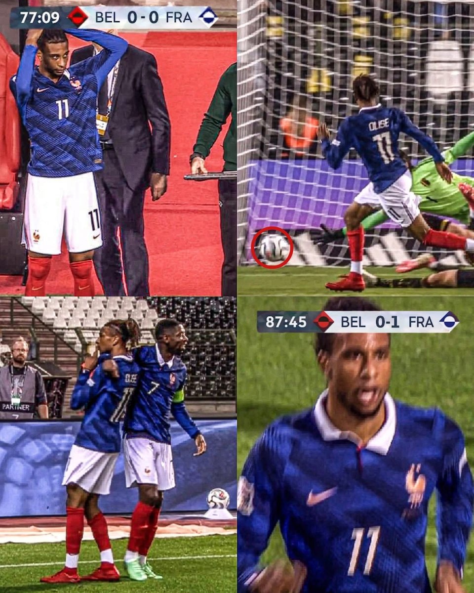 Michael Olise France vs Belgium