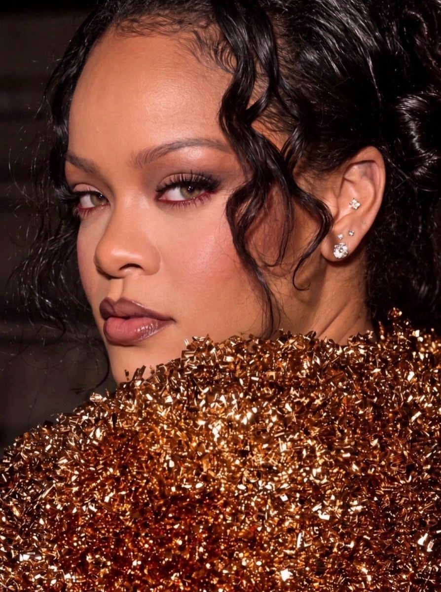 Rihanna close-up portrait