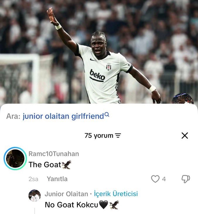 Junior Olaitan Kökçü Beşiktaş