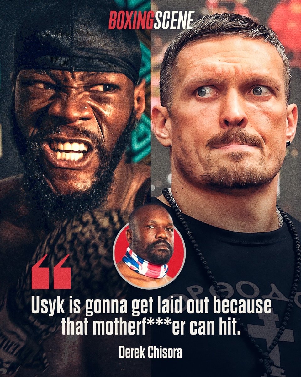 Derek Chisora picks Wilder over Usyk