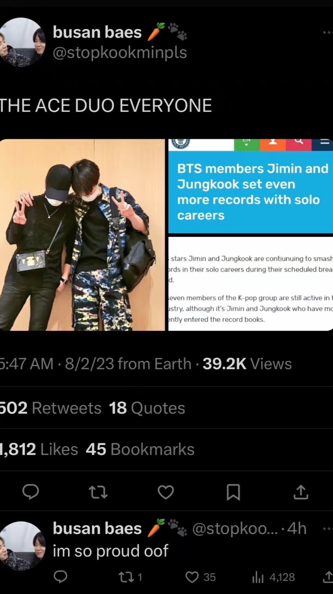 Jungkook and Jimin Guinness World Records (photo 3 of 3)