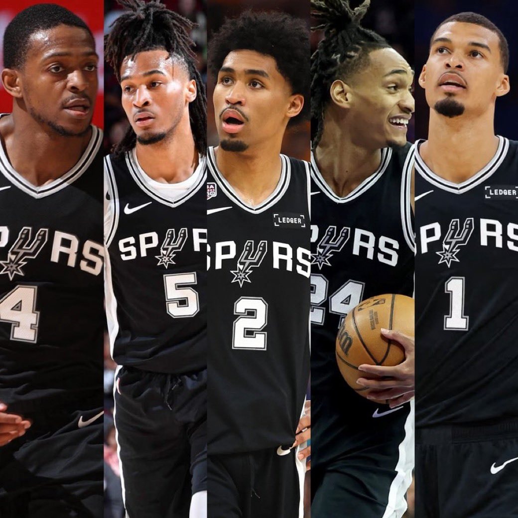 San Antonio Spurs starting lineup (photo 1 of 2)
