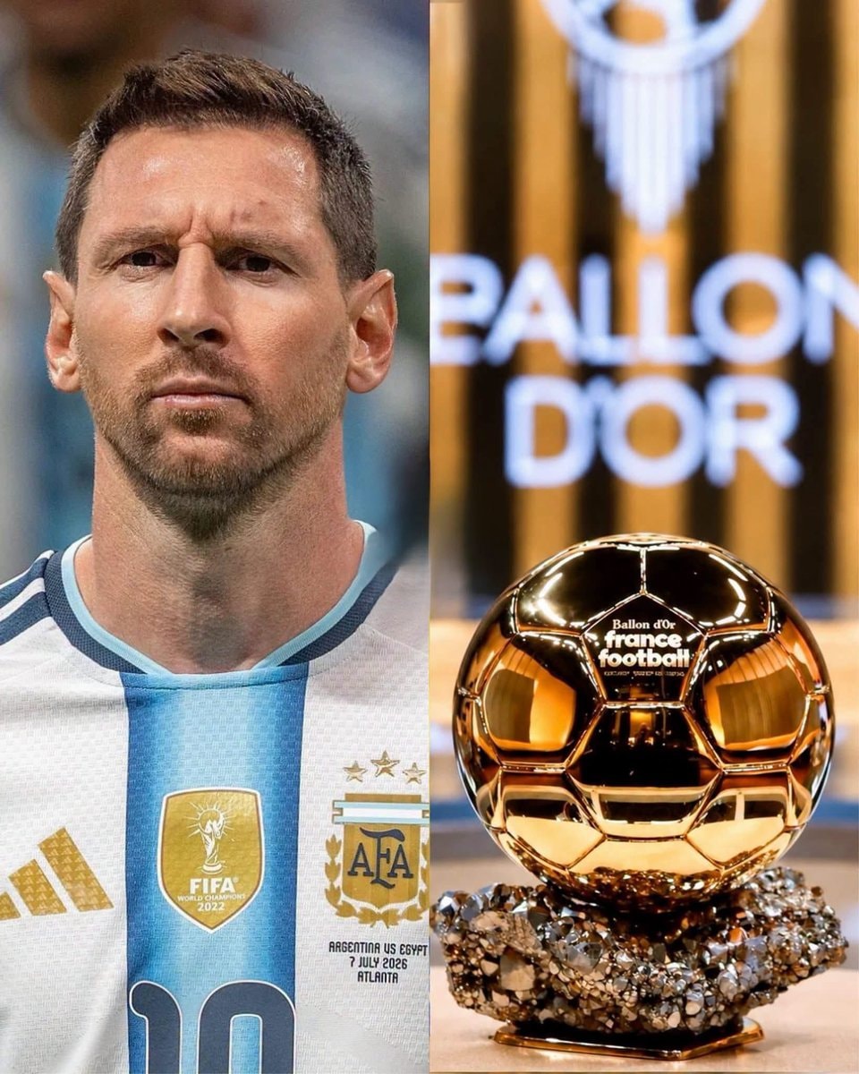 Messi tops 2026 Ballon d'Or survey